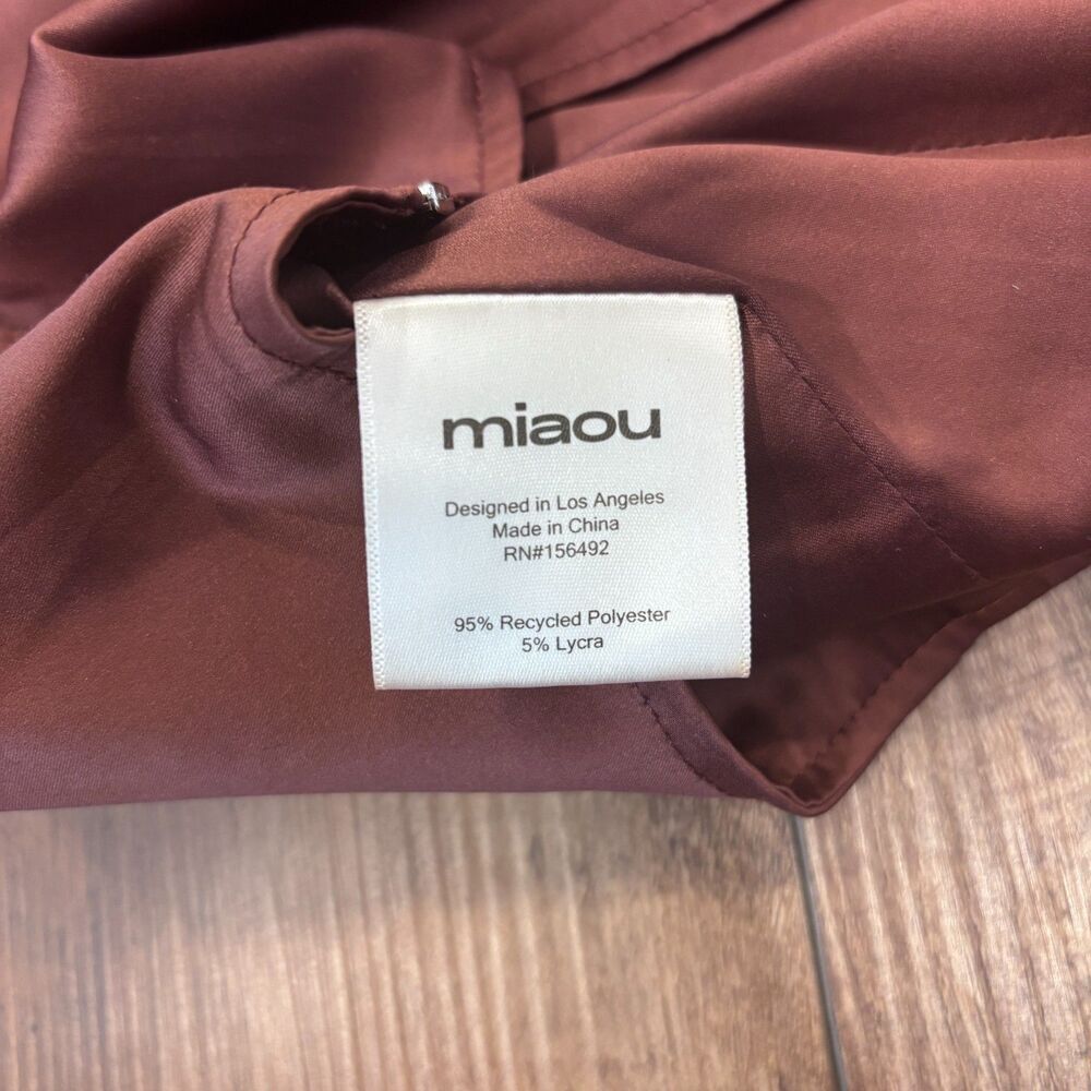 Revolve Miaou Campbell Corset In Brown Women's Medium Sexy Boned Square Neck — image 5 of 8